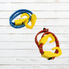Multipurpose Ultra Flexible Bungee Rope, Luggage Strap, Bungee Cord With And Plastic J Shape Hooks (2 Pc) - Justgrabit Inc.