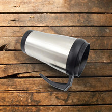 Stainless Steel Vacuum Glass Insulated Glass Coffee Cups, Tumbler (With Lid & Handle / 1 pc) - Justgrabit Inc.