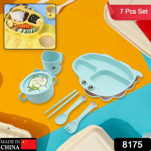 Baby Feeding Set For Kids And Toddlers (7 pcs set) - justgrabit.in | Just Grab It