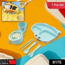 Baby Feeding Set For Kids And Toddlers (7 pcs set) - justgrabit.in | Just Grab It