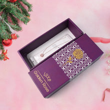 Golden Rose & Necklace Set Perfect Gift Set - Justgrabit Inc.