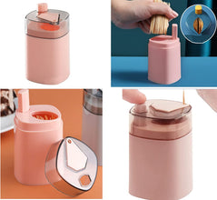 Toothpick Holder Dispenser, - Up Automatic Toothpick Dispenser, Toothpick Storage Box - justgrabit.in | Just Grab It