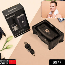 Men's Electric Shaver with Double Floating Heads Rechargeable | Portable, Cordless, Travel Electric for Men | USB Rechargeable Shaver | Water Resistant | Flexible Floating Shaving Heads - justgrabit.in | Just Grab It