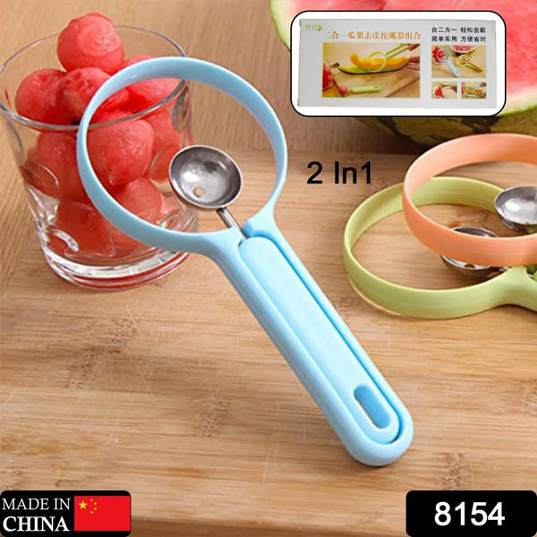 2 - in - 1 Fruit Peeler & Baller for Avocado & Watermelon (1 Pc, Kitchen) - Justgrabit Inc.