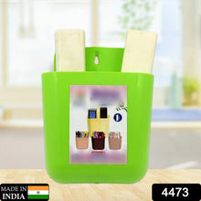 2 - Section Multipurpose Wall Holder – Mobile, Remote & Makeup Brush Storage (1 Pc) - Justgrabit Inc.