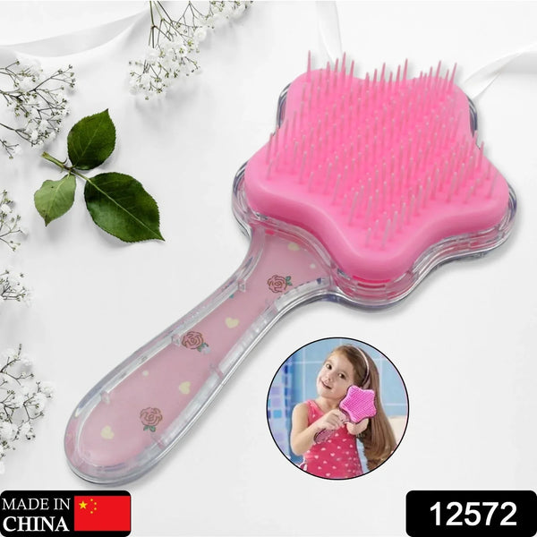 Cartoon Hair Brush Massage Shower Comb Blur Wet Salon Hair Brushes Hair Styling Tools, Glitter Comb, Soft & Smooth Brush, Mermaid Brush For Kids Return Gifts For Kids (1 Pc ), Hair accessories - Justgrabit Inc.