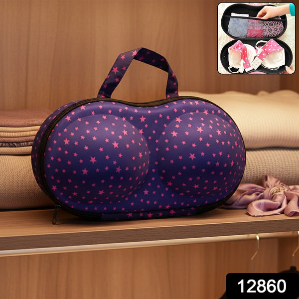 Premium Hard - Shell Bra & Lingerie Storage Travel Case (1 Pc) - justgrabit.in | Just Grab It