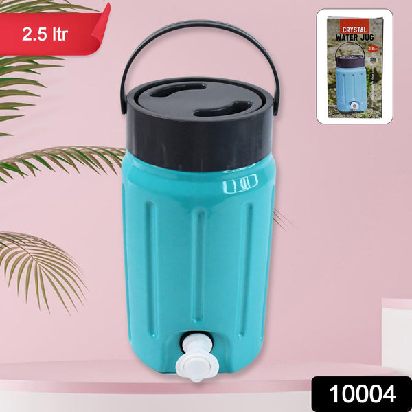 Insulated Water Jug with Tap Leakproof, Travel Cooler (2.5 Ltr) - justgrabit.in | Just Grab It