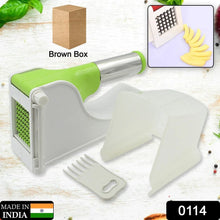 Virgin Plastic French Fry Chipser, Potato Chipser / Potato Slicer with Container - Justgrabit Inc.