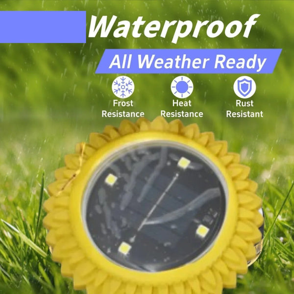 4 Pack Solar Ground Lights, LED Solar Powered Disk Lights Outdoor Waterproof Garden Landscape Lighting for Yard Deck Lawn Pathway Walkway Balcony Decoration - Justgrabit Inc.