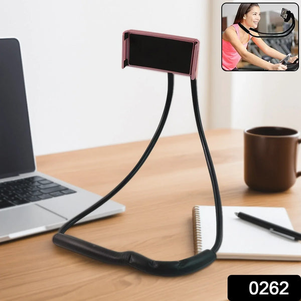 Neck Phone Holder & Desktop Lazy Stand - (1 Pc) - justgrabit.in | Just Grab It