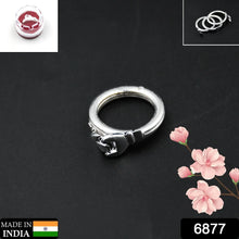 Three Interlocking Rings, Rings for Women and Girls Silver Ring | Valentine Ring, Rings Silver Toned Finger Ring for Women | Birthday Gift For girls and women Anniversary Gift for Wife, Friendship Ring. - justgrabit.in | Just Grab It