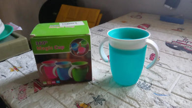 360d Magic Cup, Baby and Sippy Cup, Water and Weaning Cup 6+ to 12 Months, 7 oz/207 ml, Doidy Cup - Training Sippy Cups - Use from 3 - 6 Months to Toddler (1 Pc 207ML) - Justgrabit Inc.