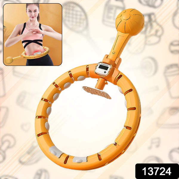 Smart Fitness Hula Hoops with Spinning Ball and Intelligent Counter (1 Pc / Loose) - justgrabit.in | Just Grab It