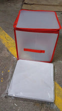 Storage Box Transparent PVC Zipper Sealed Lasting Sock Organizer with Compartment (30×30 CM / Inside Cardboard sheet) - justgrabit.in | Just Grab It