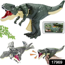 Dinosaur Roaring Toys Trigger, Dinosaurs Toys with Dinosaur Sound Lighting Model Vibrating Head Moving (3 + Years / 1 Pc) - Justgrabit Inc.