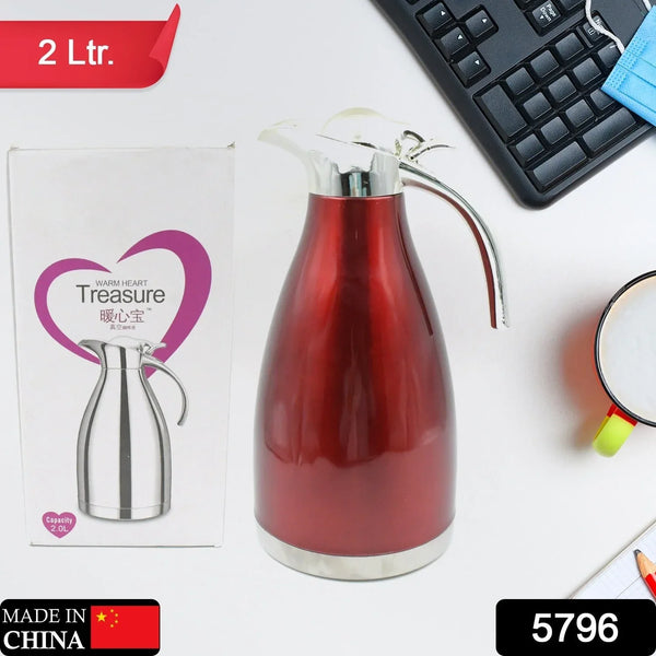 Vacuum Insulated Kettle Jug (Stainless Steel): 2LSizes - Justgrabit Inc.