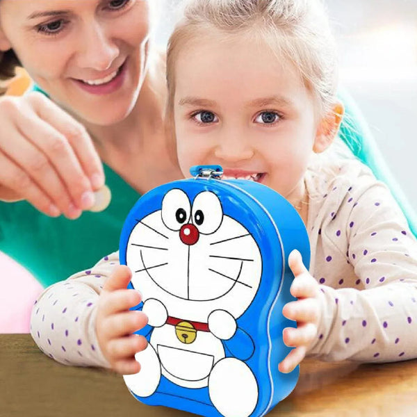 Cartoon Character Metal Piggy Bank Coin Box Money Box - Justgrabit Inc.