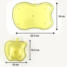 Apple Shape Tray Bowl Used For Serving Snacks And Various Food Stuffs. - Justgrabit Inc.