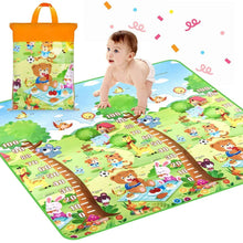 Waterproof Double Side Baby Play Floor Mat for Kids Home With Bag (Size 120 x 180cm) - Justgrabit Inc.