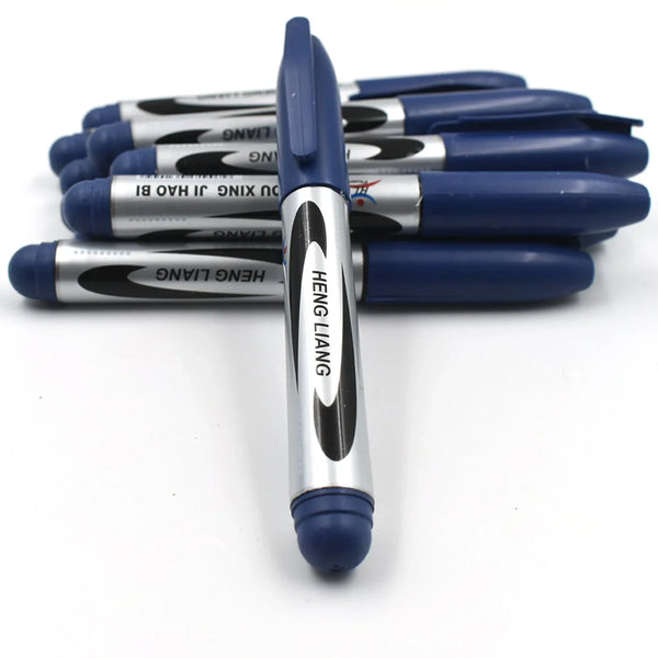 10Pc Permanent Blue Marker and pen used in studies - Justgrabit Inc.