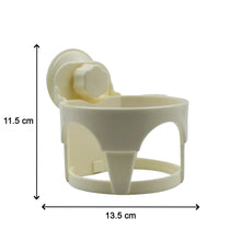 Hair Dryer Holder with Suction - Wall - Mount Bathroom Organizer for Women & Girls - justgrabit.in | Just Grab It
