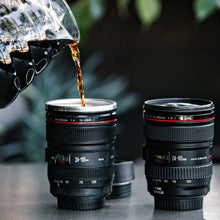 Plastic Camera Lens Stainless Steel Coffee Mug - Justgrabit Inc.