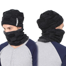 Ultra Soft Unisex Woolen Beanie Cap Plus Muffler Scarf - justgrabit.in | Just Grab It