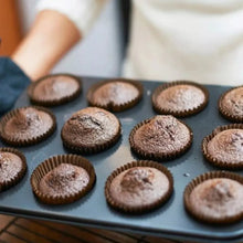 Nonstick Aluminium Muffin Tray Cupcake Pan Tray (12 Cup Cavities) - Justgrabit Inc.