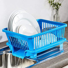 Plastic Sink Dish Drainer Drying Rack (With Brown Box) ( MOQ : - 3 Pc) - Justgrabit Inc.