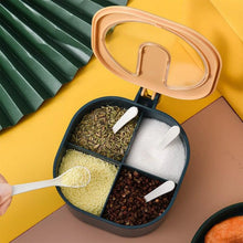 Four Grid Spice Storage Seasoning Box - Justgrabit Inc.