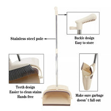 Handle Dustpan and Brush for Sweeping & Cleaning Dust Pan and Broom Handled, Supdi - Justgrabit Inc.