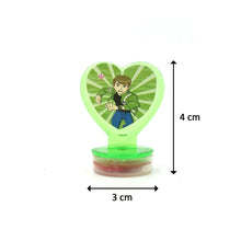 Cartoon Heart Stamps – Motivational Reward Stamps for Kids, Teachers & Parents (6 Pc, Multicolor) - Justgrabit Inc.