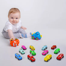 Super City Car Racer Toy For Boys and Girls Pull Push Vehicle Car (Set Of 12Pcs) (Multicolor) - Justgrabit Inc.