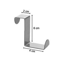 1 Pc Z Shape Door Over Hook used widely in all kinds of household for hanging of cloths and fabric items etc. - Justgrabit Inc.