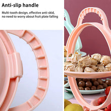3 - Layer Foldable Multi - Purpose Snack, Fruit & Dessert Serving Stand (1 Pc) - justgrabit.in | Just Grab It