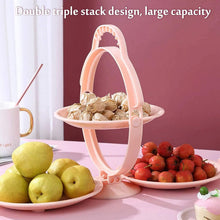 3 - Layer Foldable Multi - Purpose Snack, Fruit & Dessert Serving Stand (1 Pc) - justgrabit.in | Just Grab It