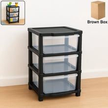 3-Layer Classic Transparent Drawer Storage Organizer - Justgrabit Inc.