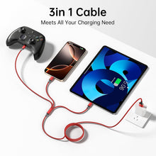 3 in 1 High - Quality Multi - Charging Cable - justgrabit.in | Just Grab It