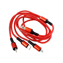 3 in 1 High - Quality Multi - Charging Cable - justgrabit.in | Just Grab It