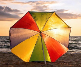 Sun Protection Water Proof Fabric Polyester Garden Umbrella for Beach, Lawn - justgrabit.in | Just Grab It