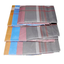 Men's King Size Formal Handkerchiefs for Office Use - Pack of 12 - Justgrabit Inc.