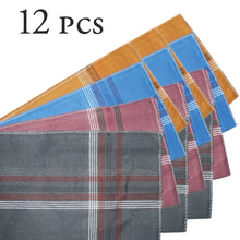 Men's King Size Formal Handkerchiefs for Office Use - Pack of 12 - Justgrabit Inc.