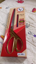 Stainless Steel Tailoring Scissor Sharp Cloth Cutting for Professionals (Golden) - justgrabit.in | Just Grab It