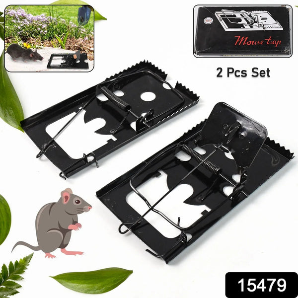 Mouse Trap Catcher Rodent Traps Mice Control Mice Snap Kill Trap (2 Pc) - Justgrabit Inc.
