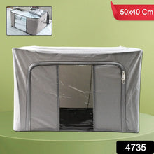 Storage Box with Lid, With Window (50×40 Cm / 1 Pc) - Justgrabit Inc.