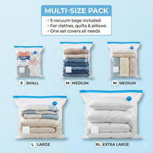 Vacuum Storage Bags, Compression Bags (5 Pcs Set) - justgrabit.in | Just Grab It