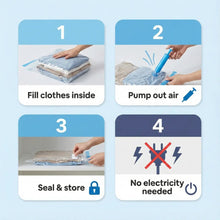 Vacuum Storage Bags, Compression Bags (5 Pcs Set) - justgrabit.in | Just Grab It