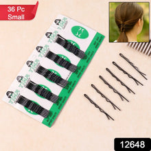 Small Black Hair Bobby Pins (36 Pc) - justgrabit.in | Just Grab It