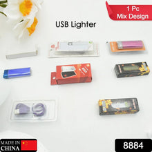 Stylish Electric USB Lighter for Men & Women (Rechargeable, Windproof) - Justgrabit Inc.